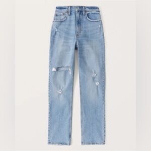 Abercrombie & Fitch Light Blue Straight Leg Jeans